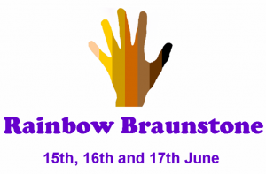 Rainbow Braunstone Logo and Dates