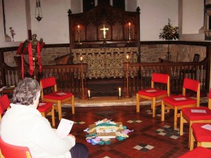 Photo: With Jesus in the Chancel